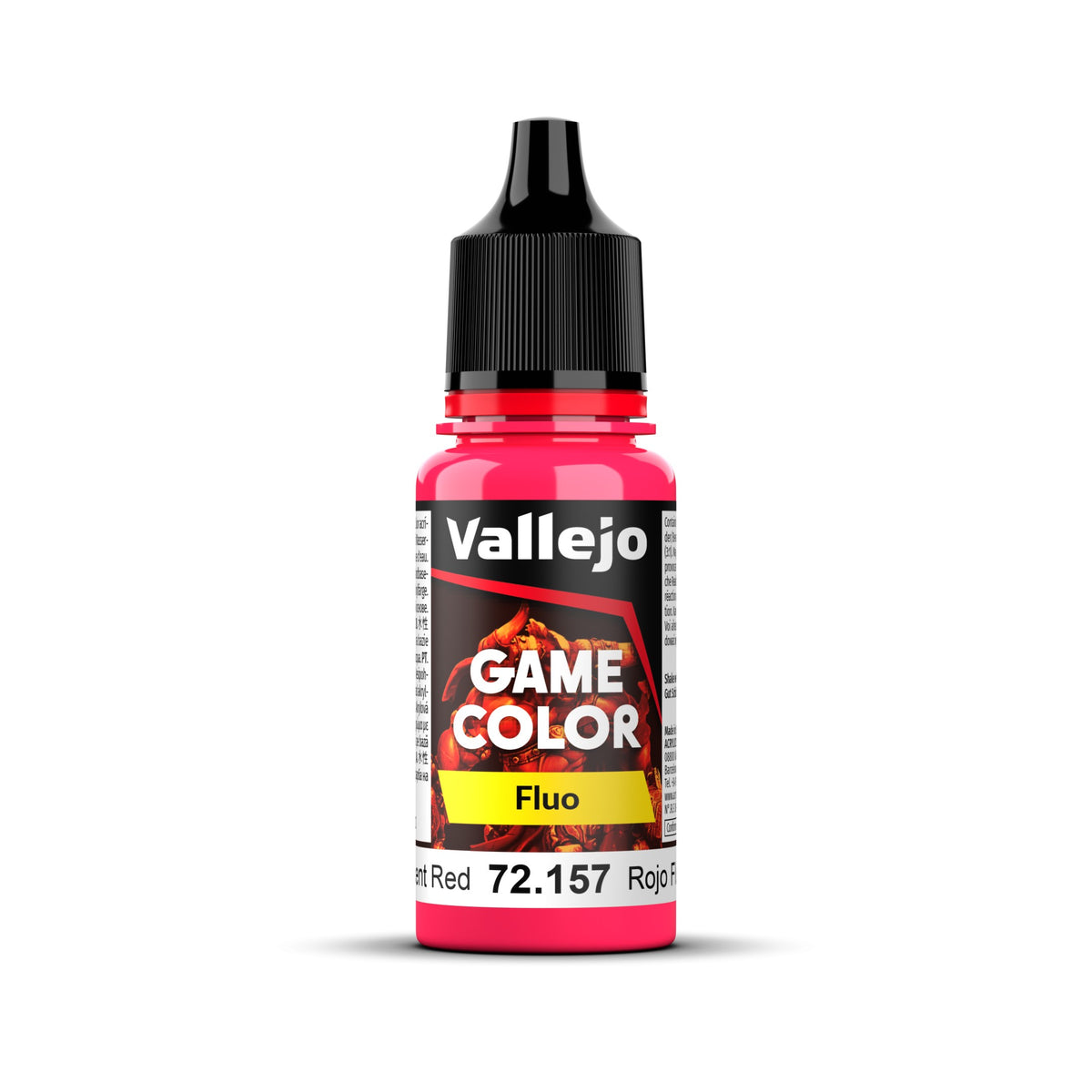Vallejo Game Colour Fluorescent Red 18ml