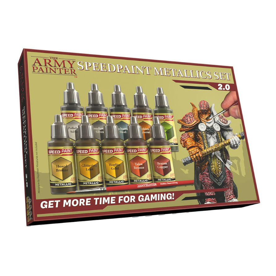 Army Painter Speedpaint Metallics Set 2.0