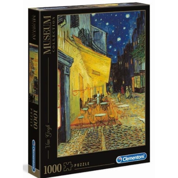 Clementoni Museum Collection - Van Gogh - Cafe Terrace at Night 1000 piece Jigsaw
