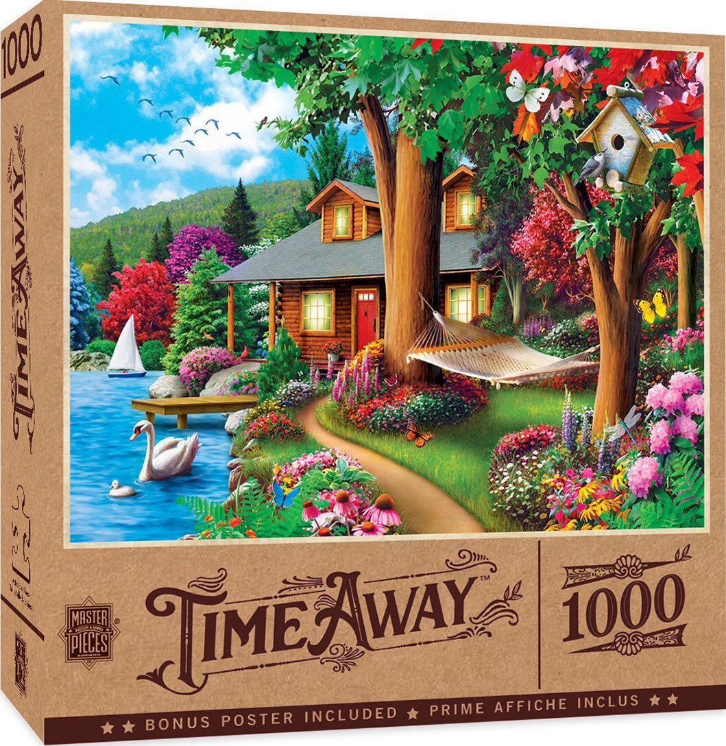 Masterpieces Puzzle Time Away Around the Lake 1000pc - Good Games