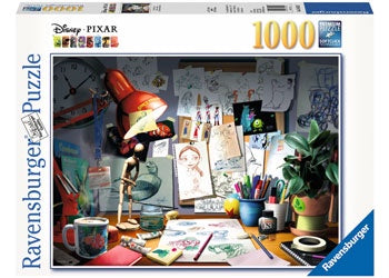 Ravensburger Disney Pixar Artist Table - 1000 Piece Jigsaw