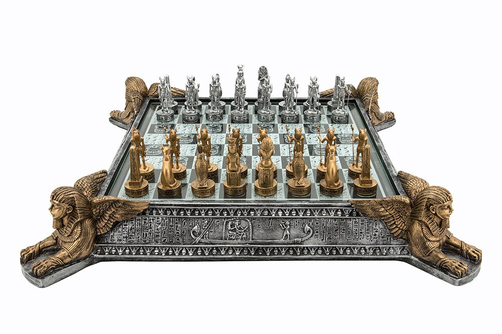 Dal Rossi Ornate Egyptian Chess Set