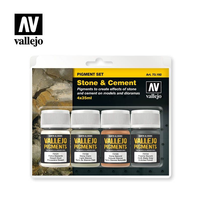 Vallejo Pigments - Set Stone &amp; Cement 35ml