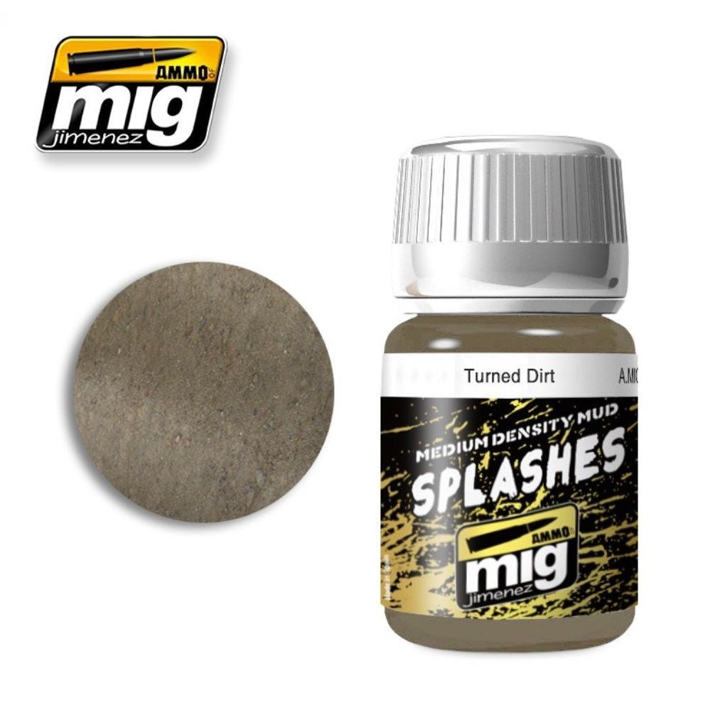 Ammo by MIG Enamel Textures Turned Dirt 35ml