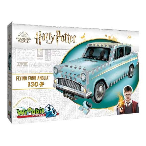 Flying Ford Anglia 130 Piece 3D Jigsaw - Good Games