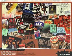 ACDC - Album Cover Collage 1000 Piece Jigsaw Puzzle