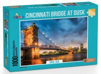 Funbox Cincinnati Bridge at Dusk Ohio USA 1000 Piece Jigsaw