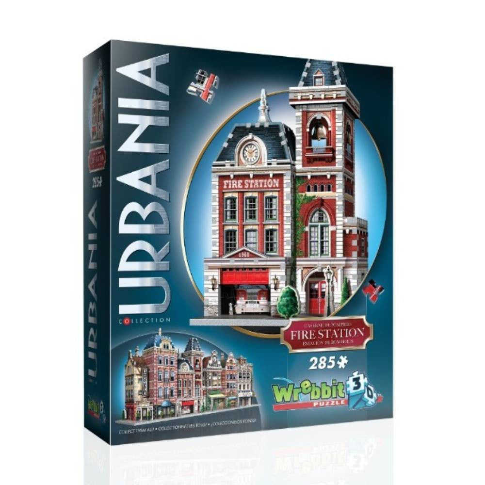 Wrebbit Urbania - Fire Station 285 Piece 3D Jigsaw