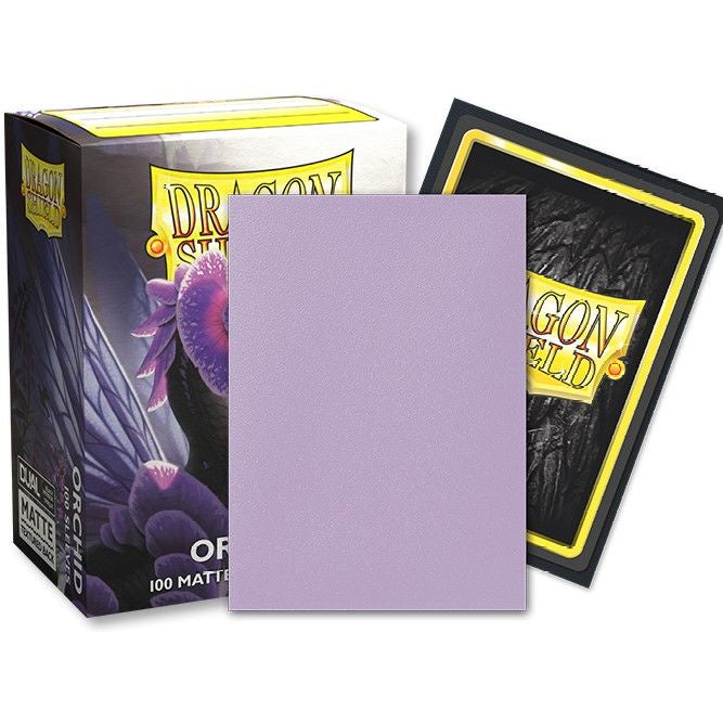 Dragon Shield - Sleeves - Standard Size Dual Matte Orchid Purple Emme (100)