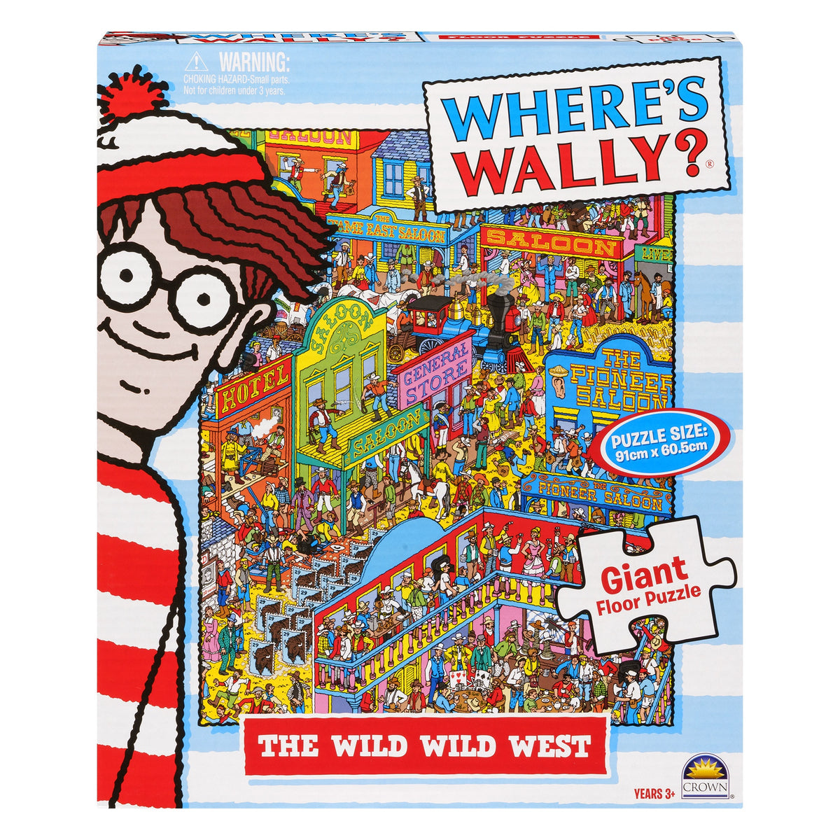Wheres Wally Floor Puzzle The Wild Wild West 46PC