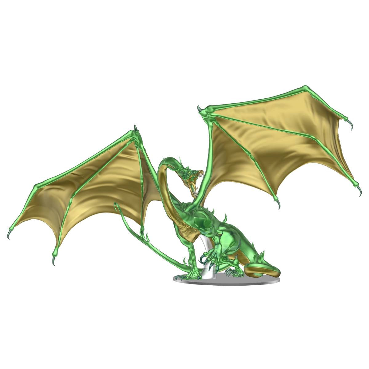 Dungeons &amp; Dragons Icons of the Realms Adult Emerald Dragon Premium Figure