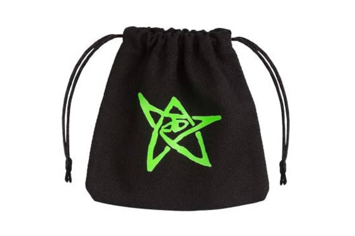 Q Workshop - Call Of Cthulhu Dice Bag Black And Green