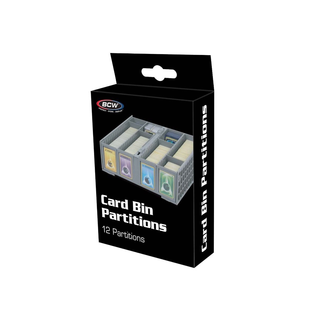 BCW Collectible Card Bin - Partitions