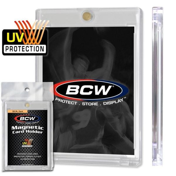 BCW One Touch Magnetic Card Holder 55Pt Card Standard