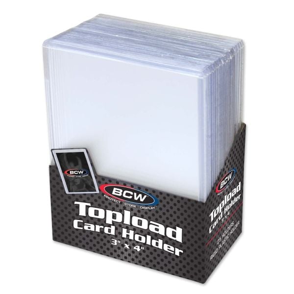 BCW Topload Card Holder Standard (3 x 4)