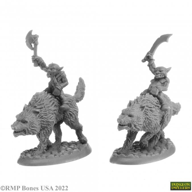 Reaper Bones Goblin Wolfriders - 2