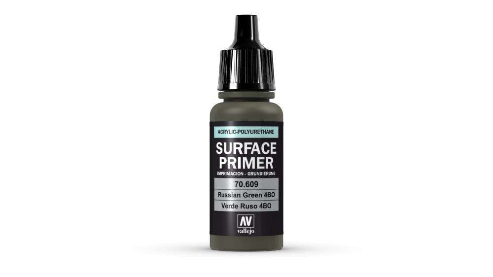 Vallejo Surface Primer 17ml Acrylic Paint - Russian Green 70609