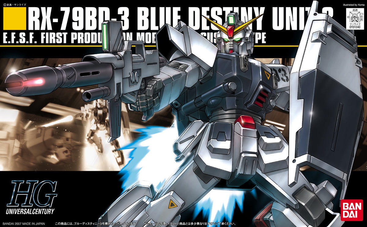 Bandai 1/144 HGUC Blue Destiny Unit 3