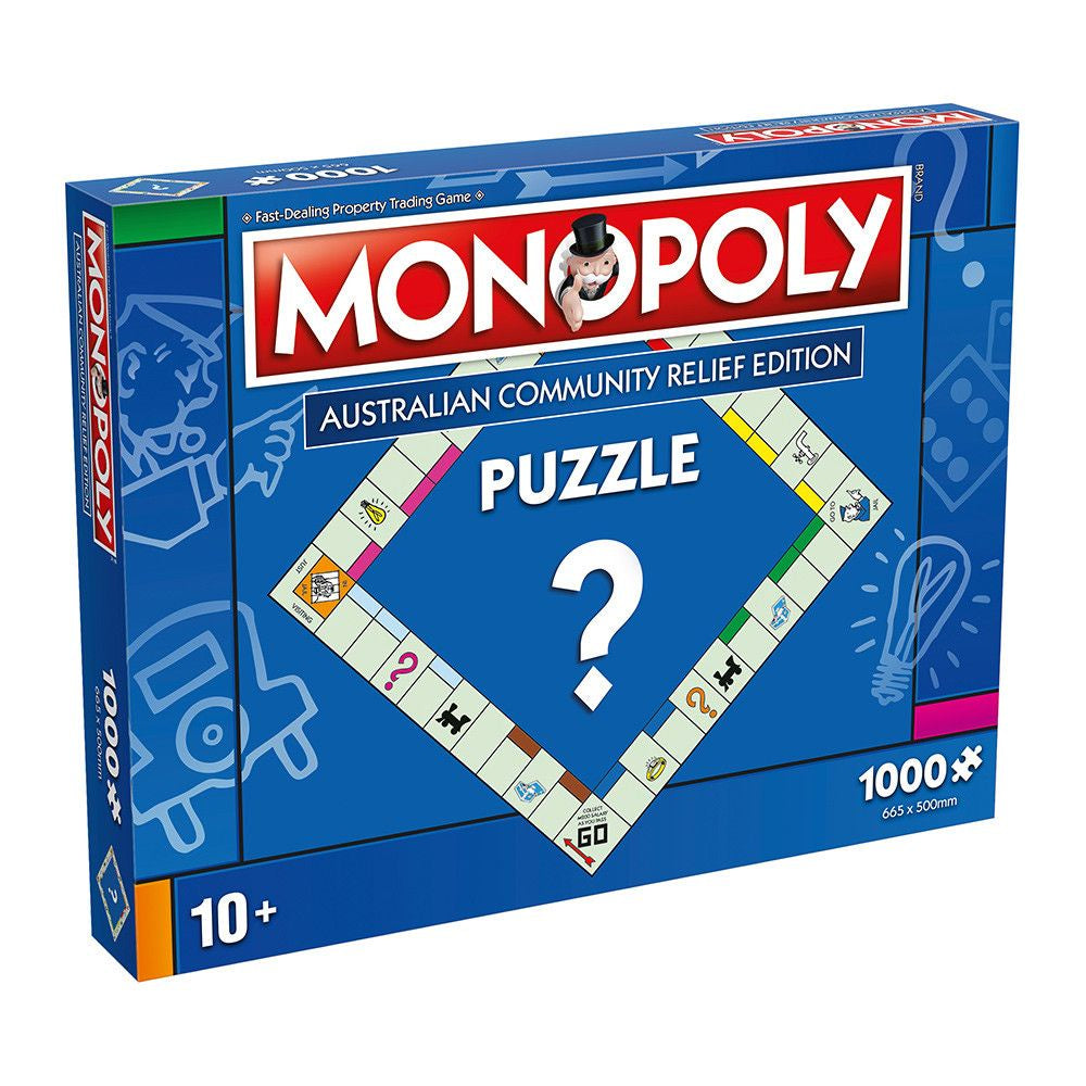 Monopoly Australian Community Relief Puzzle 1000 Piece Jigsaw