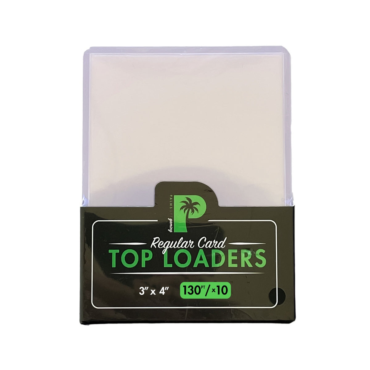 Palms Off Gaming 130pt Toploaders - 10pc Pack