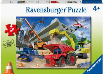 Ravensburger - Construction Trucks 60 Piece Jigsaw