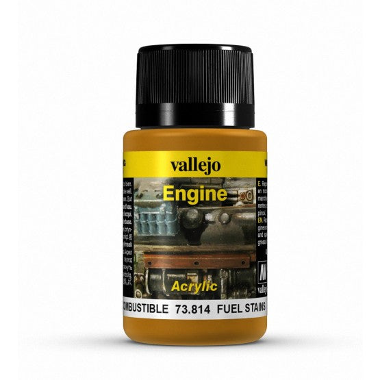 Vallejo Weathering Effects Fuel Stains 40 Ml