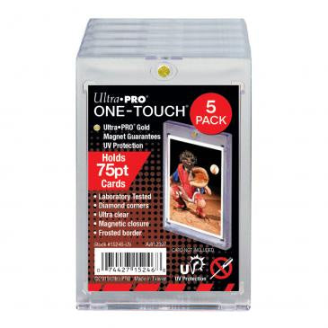 Ultra Pro One Touch - 75PT - UV with Magnetic Closure 5 Pack