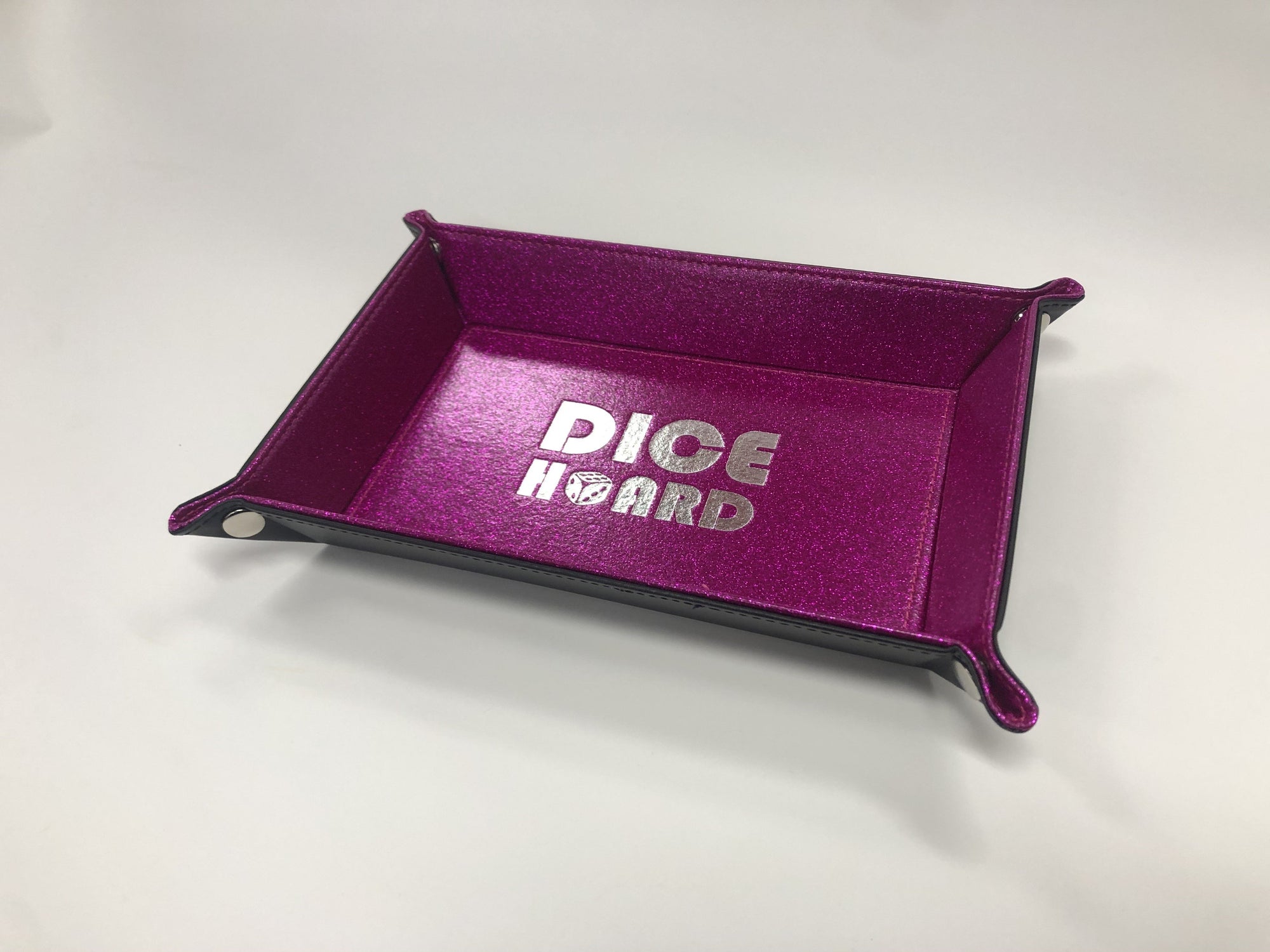 Dice Hoard Dice Tray Glitter Rose Red - Good Games