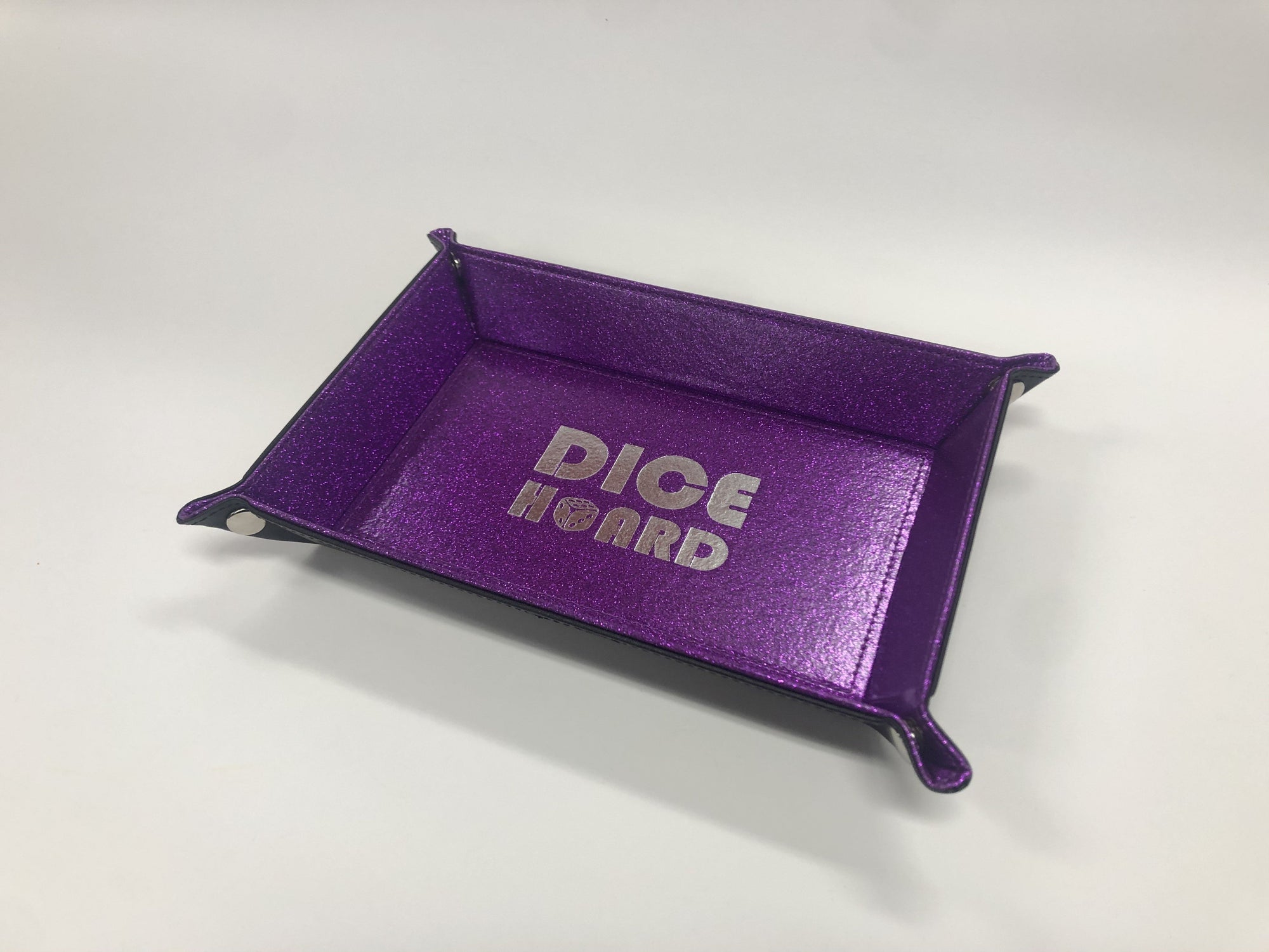 Dice Hoard Dice Tray Glitter Purple - Good Games
