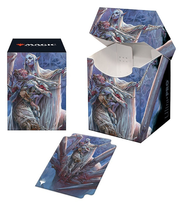 Magic the Gathering - Deck Box - Pro 100+ Adventures in the Forgotten Realms - Lolth Spider Queen