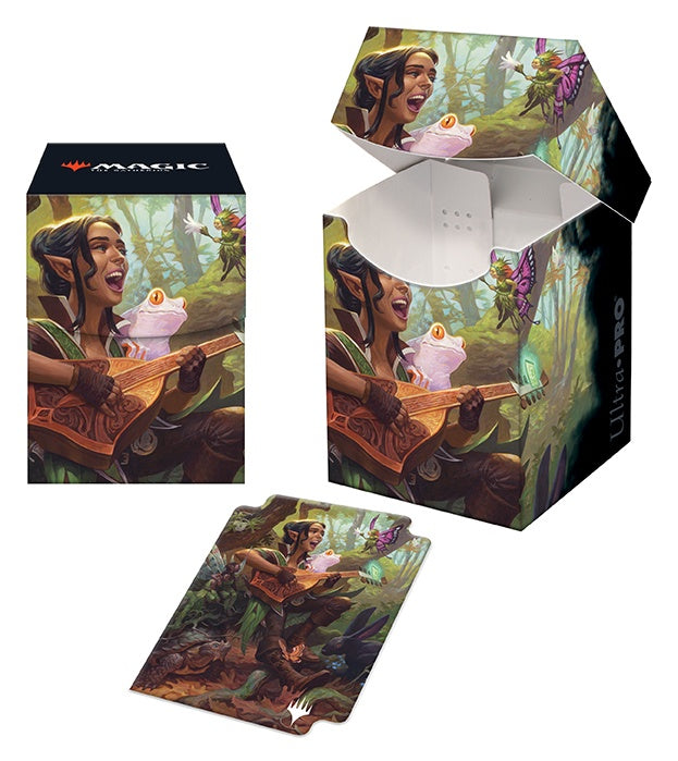 Magic the Gathering - Deck Box - Pro 100+ Adventures in the Forgotten Realms - Ellywick Tumblestrum