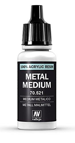 Vallejo Metallic Medium 17ml Acrylic Paint (AV70521)