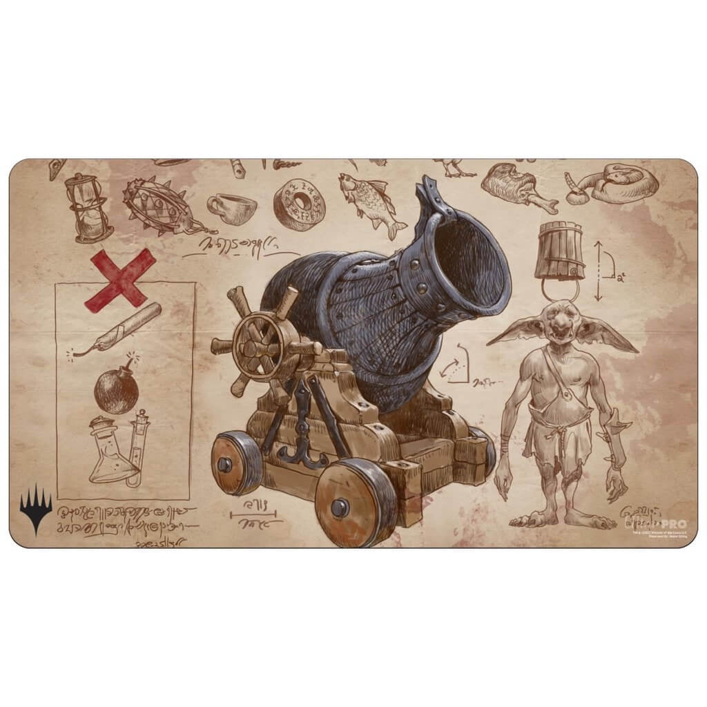 Brothers War Schematic Goblin Charbelcher Art - Playmat