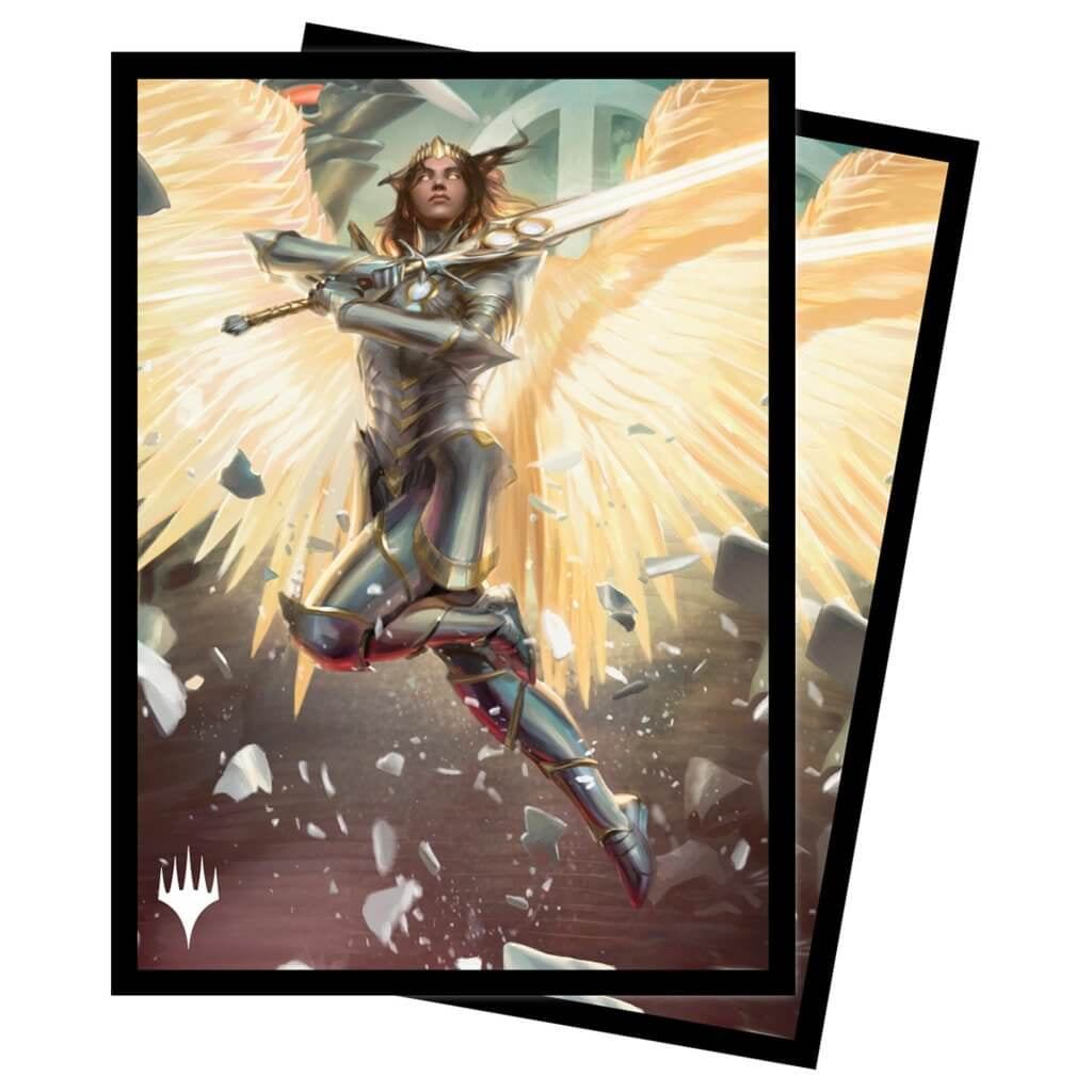 Magic The Gathering 100ct Deck Protector Sleeves March of the Machine Archangel Elspeth
