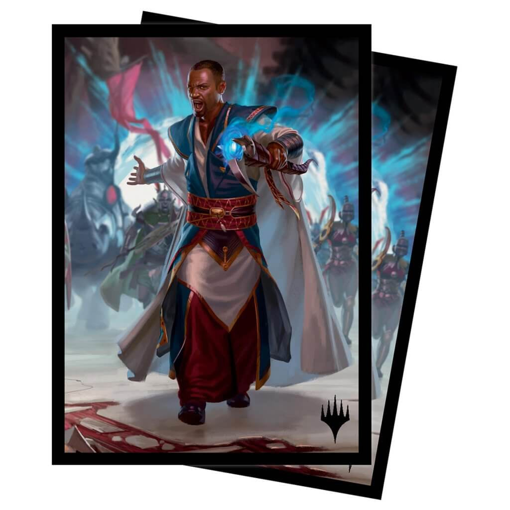 Magic The Gathering 100ct Deck Protector Sleeves March of the Machine Teferi Akosa of Zhalfir