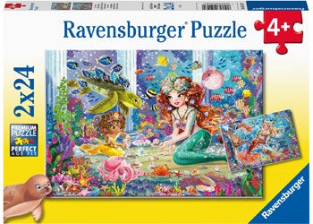 Ravensburger - Mermaid Tea Party 2x24 Piece Jigsaw