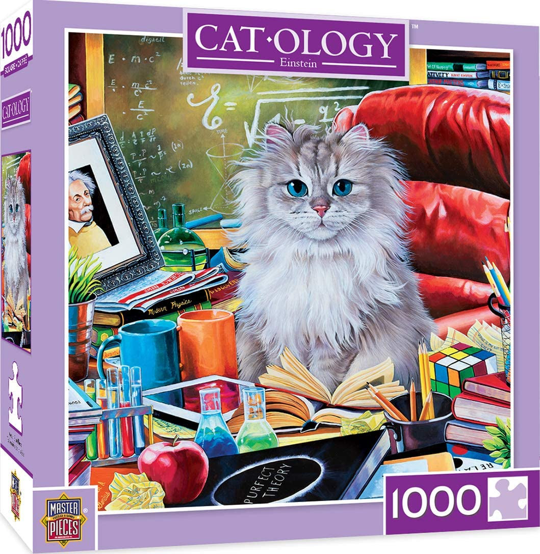 Masterpieces Cat-ology Einstein 1000 Piece Jigsaw Puzzle