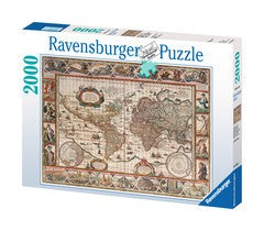 Ravensburger Map Of The World 1650 - 2000 Piece Jigsaw