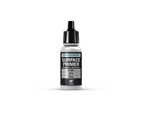Vallejo Surface Primer Acrylic Paint - Grey 70601 17ml