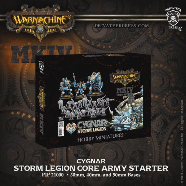 Warmachine: MKIV – Cygnar Storm Legion Core Army Starter
