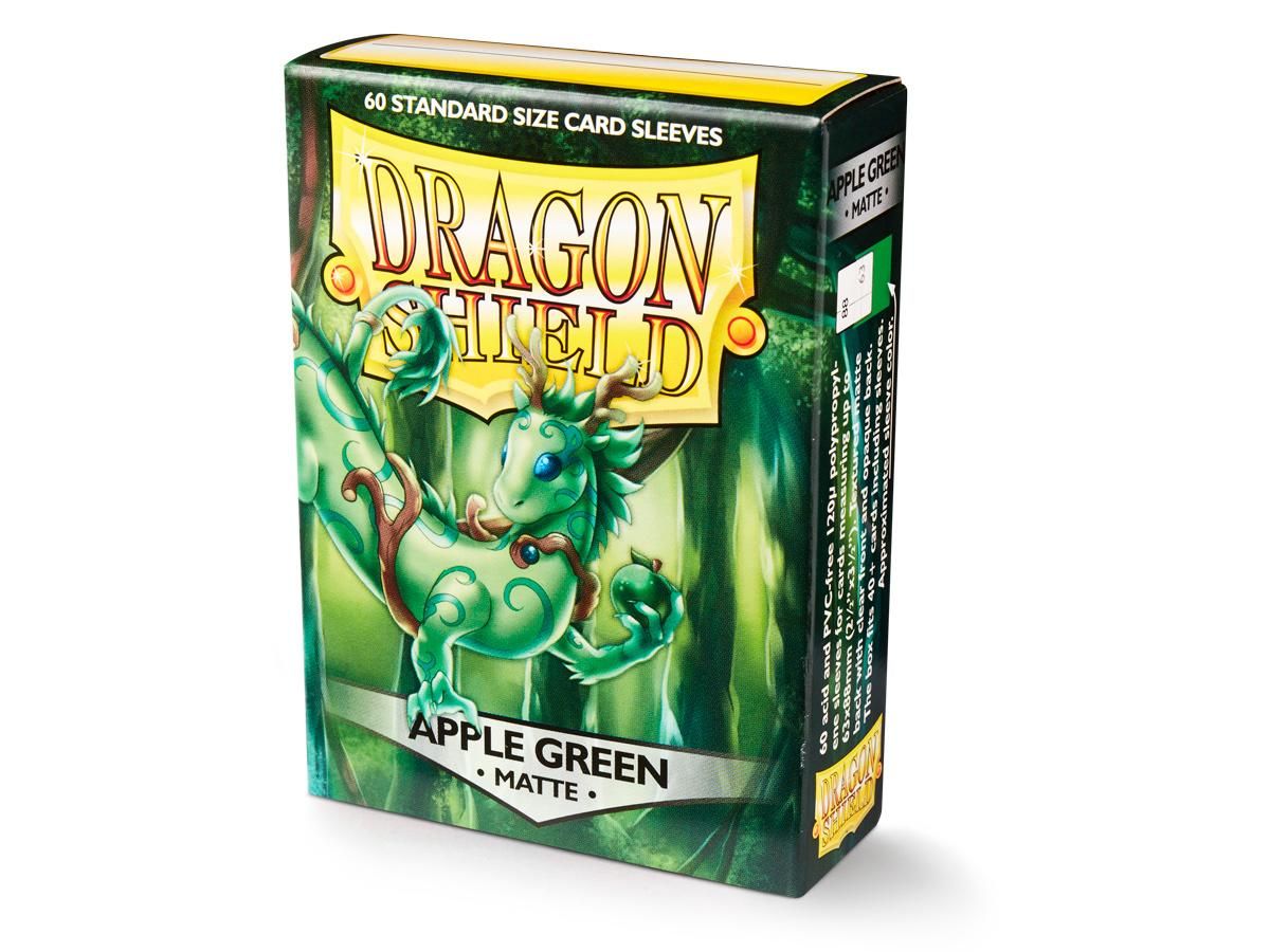 Dragon Shield - Sleeves - Matte Apple Green- Standard Size (60)