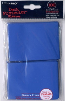 Sleeves Solid 100 Bag Blue