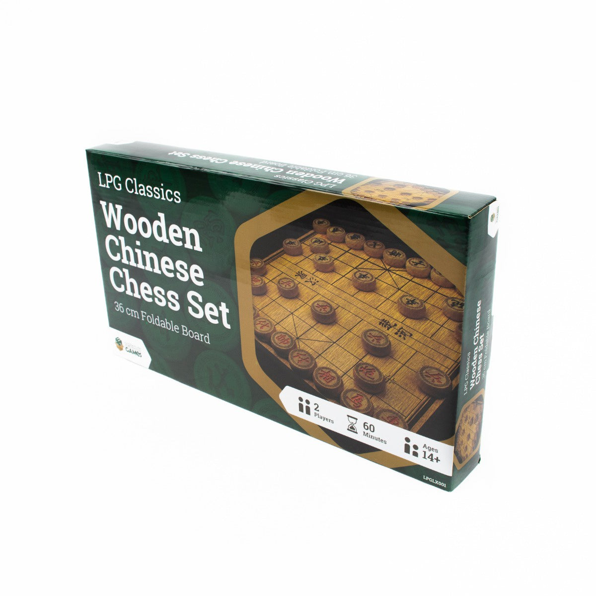 LPG Wooden Chinese Chess Set - 36 cm Foldable Board