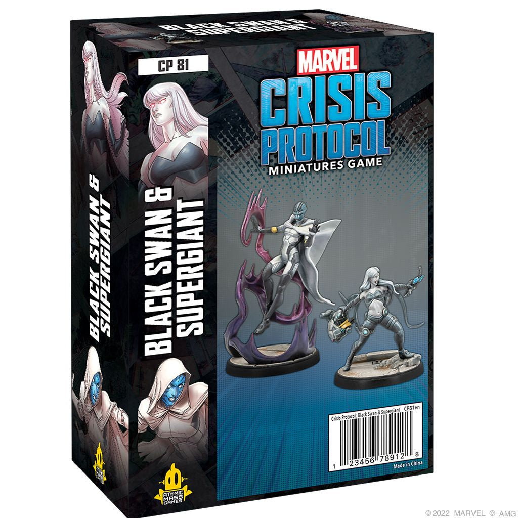 Marvel Crisis Protocol Miniatures Game Black Swan &amp; Supergiant