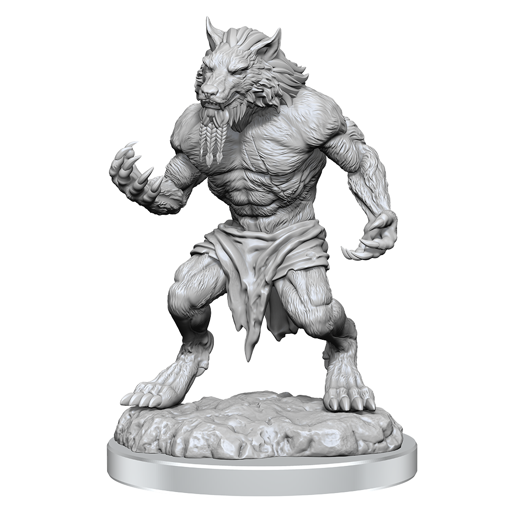 Critical Role Unpainted Miniatures Fey Werewolves