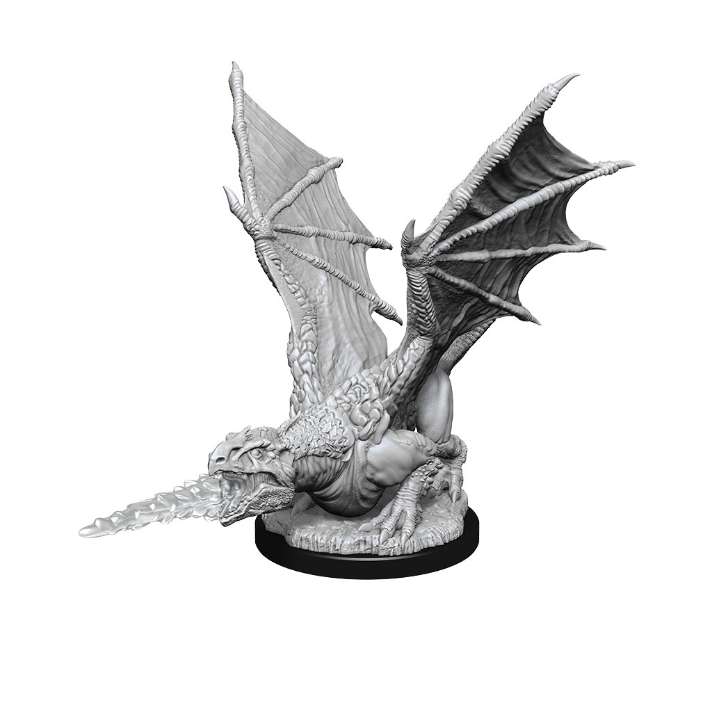 Dungeons &amp; Dragons Nolzurs Marvelous Unpainted Miniatures White Dragon Wyrmling
