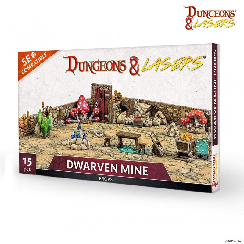 Dungeons &amp; Lasers: Dwarven Mine Props