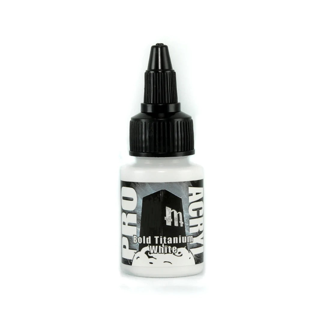 Monument Pro Acryl Paint- Bold Titanium White 22ml