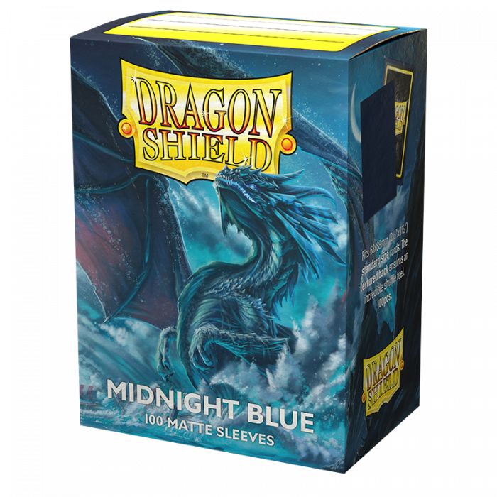 Dragon Shield - Sleeves Midnight Blue Matte Standard Size (100)