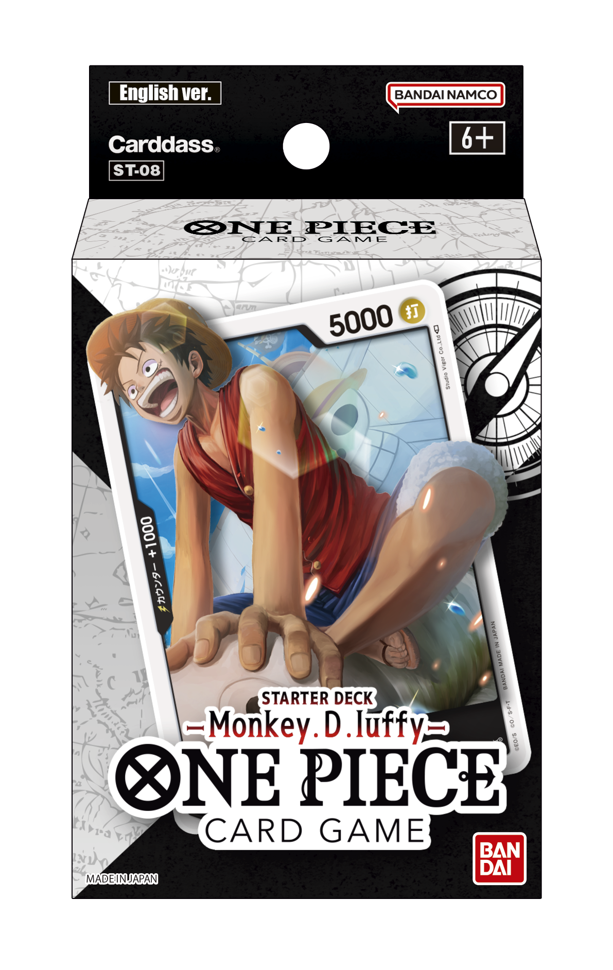 One Piece Card Game Monkey D Luffy Starter Deck ST08